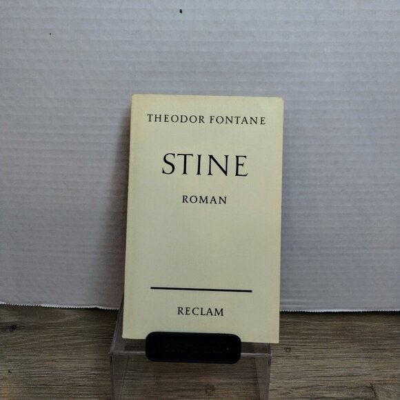 Theodor Fontane Stine Roman 7693/94 German Language Softcover Book 1963 - Picture 1 of 7